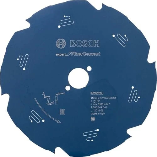Bosch Professional Expert for Fiber Cement Kreissägeblatt 6Z, 230x1.6x30mm, 1 Stück