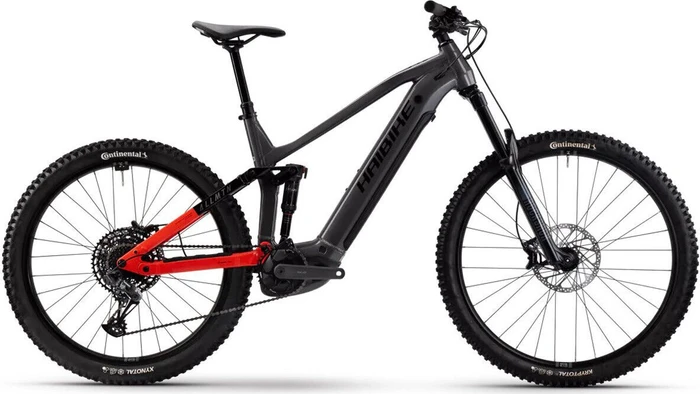 Haibike AllMtn 4 silber/rot/schwarz