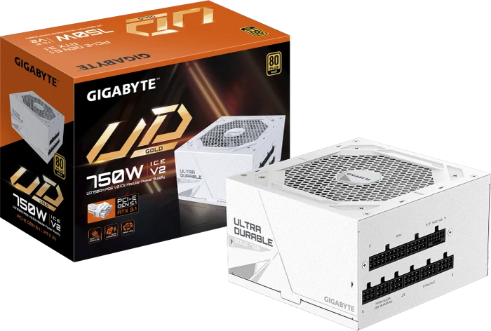 GIGABYTE UD750GM PG5 V2 ICE weiß 750W, ATX 3.1