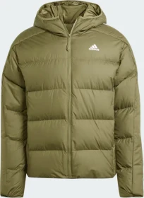 adidas Essentials Midweight Hooded Jacke olive strata (Herren)