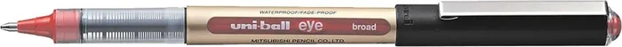 Uni-Ball Eye Broad UB-150-10 Tintenroller (Mine) rot/gold, 12er-Pack