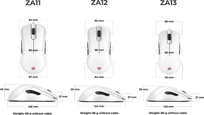 BenQ Zowie ZA11 weiß, USB