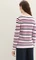 Tom Tailor Rundhalsausschnitt Strickpullover berry knit stripe design (Damen) Vorschaubild