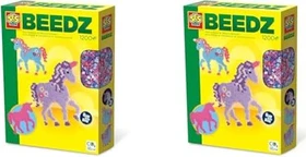 Ses Creative Beedz Bügelperlenset Einhorn Glow in the Dark