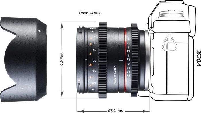Walimex Pro 21mm 1.5 Video APS-C für Sony E