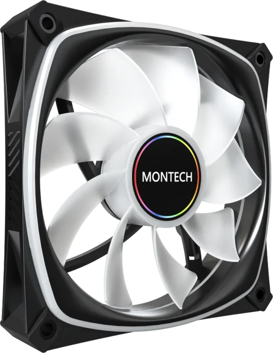 Montech RX120 PRO, schwarz, 120mm, 3er-Pack