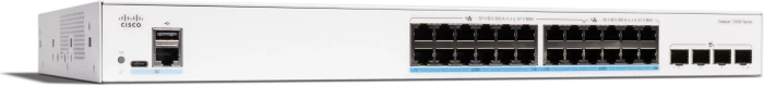 Cisco Catalyst 1300X Rackmount 2.5G Managed Switch, 24x RJ-45, 4x SFP28, 740W PoE++