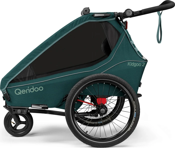 Qeridoo Kidgoo 2 Fahrradanhänger pacific blue (Modell 2026)