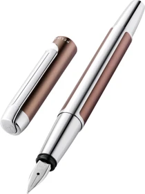 Pelikan Pura P40 mokka/silber, rechte Hand, fein