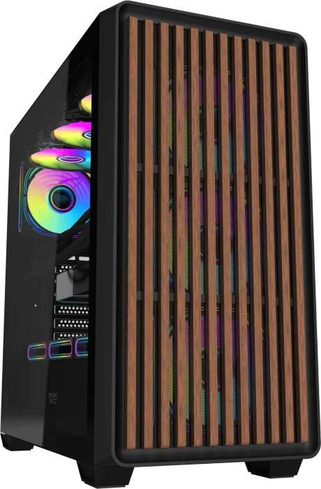 DarkFlash DS900WD Black, Glasfenster