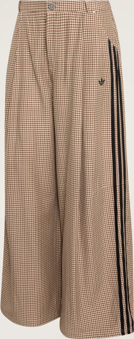 adidas Checks Hose lang crystal linen/aurora coffee/orbit green/vermilion (Damen)