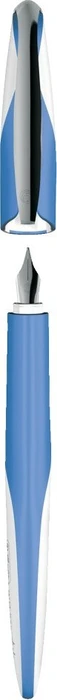 Herlitz my.pen style weiß/baltic blue, rechte Hand/linke Hand, mittel