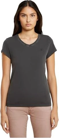 G-Star Eyben Slim V-Neck 2.0 T-Shirt kurzarm schwarz (Damen)