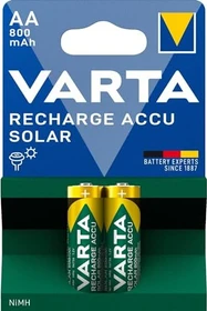 Varta Recharge Accu Solar Mignon AA NiMH 800mAh, 2er-Pack