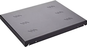 Triton Fachboden perforiert, schwarz, 1HE