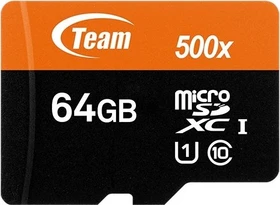 TeamGroup 500x Orange R100/W20 64GB Kit, UHS-I U1, Class 10