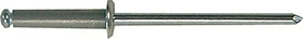 Gesipa Alu/Stahl Flachrundkopf Blindniete 3x12mm, 500 Stück