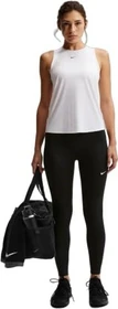 Nike One Hose 7/8 schwarz/weiß (Damen)