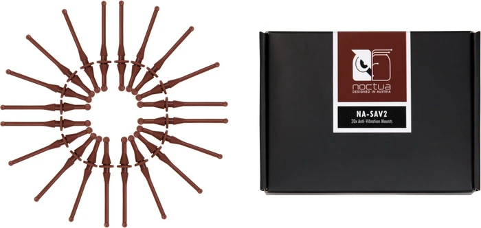 Noctua NA-SAV2, braun, 20 Stück