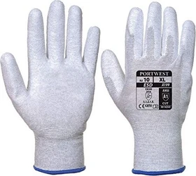 Portwest A199 ESD Arbeitshandschuhe 6/XS grau