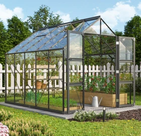 Vitavia Domus 8300 ESG 3mm Gewächshaus schwarz