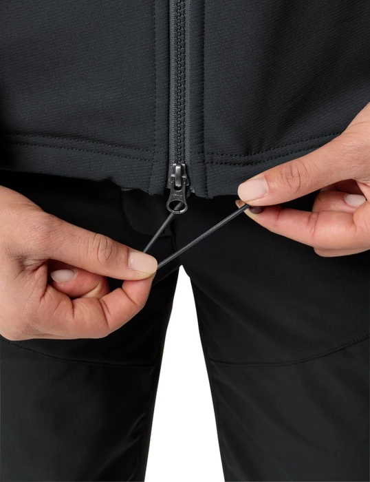 Vaude Elope Fleece Hoodie Funktionsjacke phantom black (Damen)