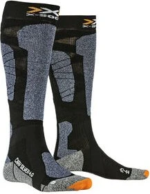 X-Bionic Carve Silver 4.0 Skisocken black/blue melange