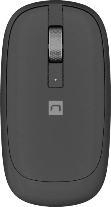 Natec Lark Silent Wireless Mouse grau, USB/Bluetooth