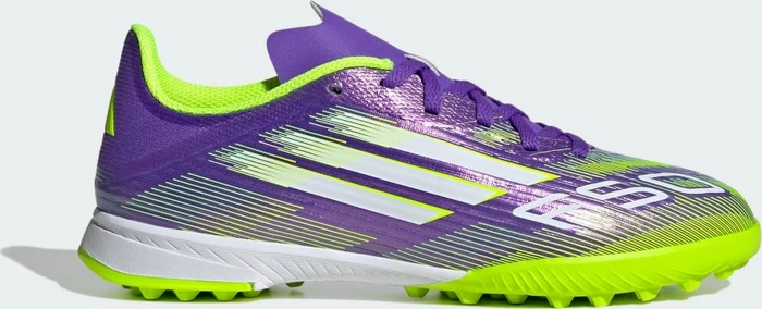 adidas F50 League TF purple rush/cloud white/lucid lemon (Junior)