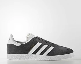 adidas Gazelle solid grey/white/gold met (Herren)