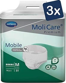 Hartmann MoliCare Premium Mobile 5 Tropfen Schutzhose Größe M, 42 Stück
