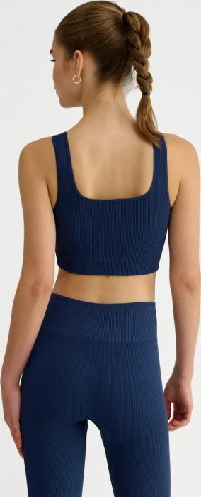 hummel Pulse Rib Sport-BH dress blue (Damen)