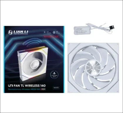 Lian Li Uni Fan TL Wireless 140 RGB, weiß, LED-Steuerung, 140mm
