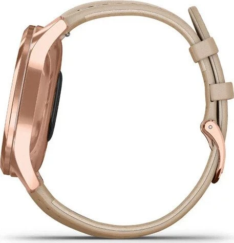 Garmin vivomove Luxe Aktivitäts-Tracker light sand/18k rose gold