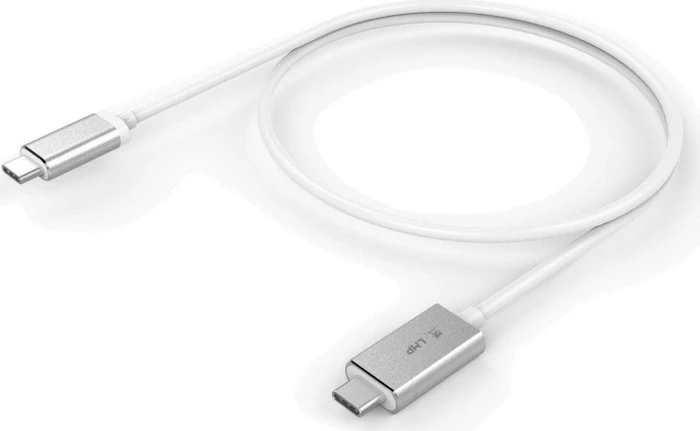 LMP Magnetic USB-C Ladekabel, silber, 1.8m