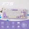 Epomaker x Aula F75, Purple, LEDs RGB, hot-swap, LEOBOG Reaper, USB/Bluetooth, US Vorschaubild