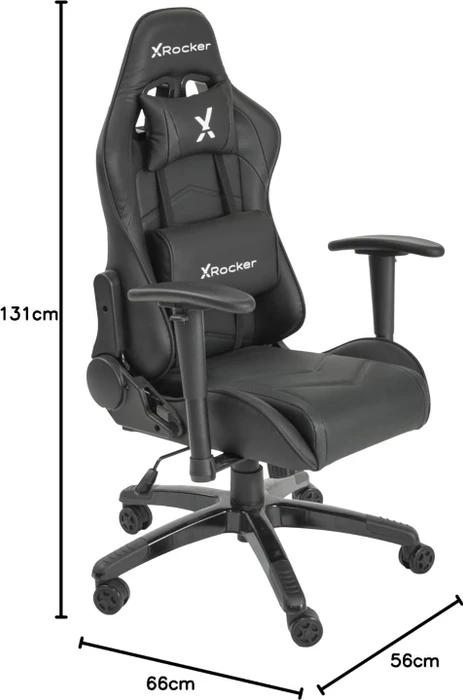 X Rocker Agility Esports Gamingstuhl, Carbon schwarz