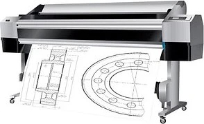 Dots Office CAD-Papier matt, 914mm, 90g/m², 50m, 3 Rollen