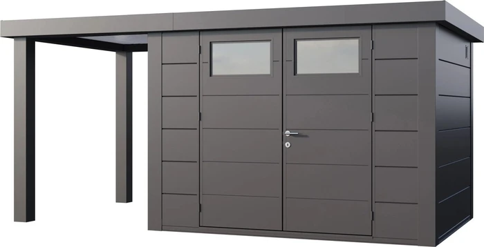 Telluria Classico 3024 Gerätehaus inkl. Anbau 1.68m links anthrazit