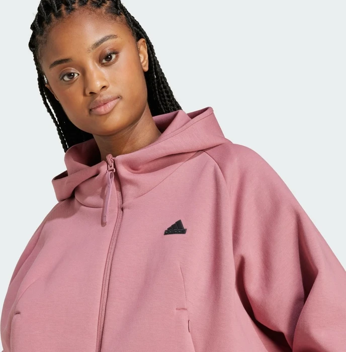 adidas Z.N.E. Zip Hoodie preloved crimson (Damen)