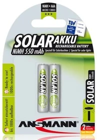 Ansmann Solar Micro AAA NiMH 550mAh, 2er-Pack