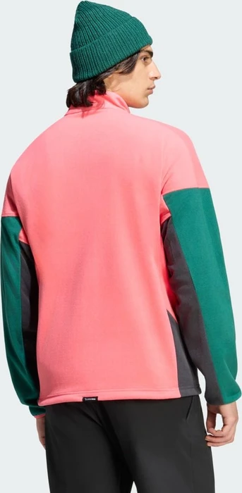 adidas Terrex Multi Climawarm Fleece Anorak pure turbo/collegiate green (Herren)