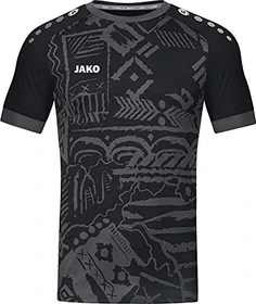 Jako Tropicana Funktionsshirt kurzarm schwarz/anthrazit