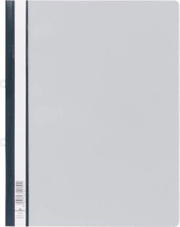 Durable Sichthefter opak, A4+, grau/transparent, 25er-Pack