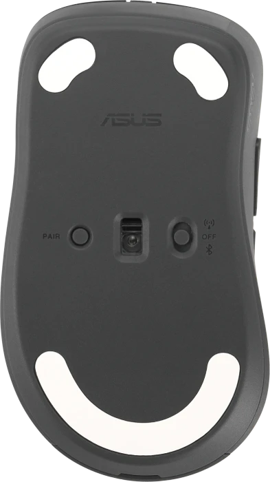ASUS MD102 Wireless Mouse dunkelgrau, USB/Bluetooth