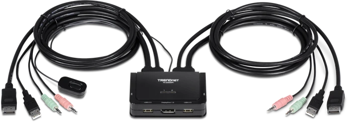 TRENDnet 2-Port DisplayPort KVM-Switch