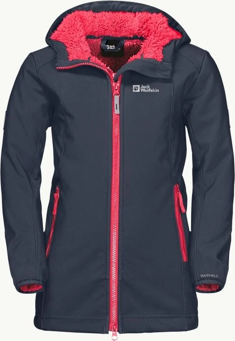 Jack Wolfskin Kissekat Funktionsmantel night blue (Junior)