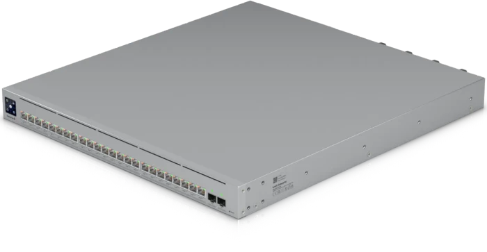 Ubiquiti Enterprise Campus 24 PoE Rackmount 10G Managed Switch, 24x RJ-45, 2x SFP28, 1050W PoE++