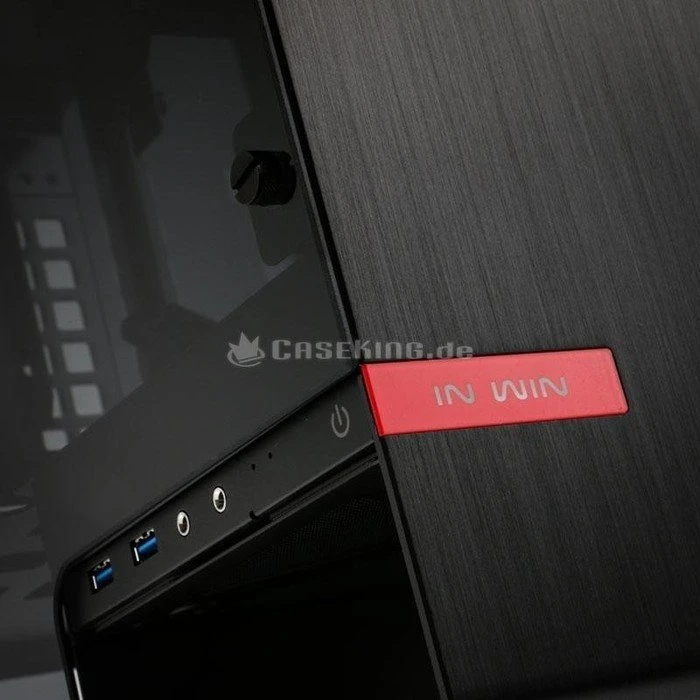 In Win 901 schwarz, Glasfenster, Mini-ITX