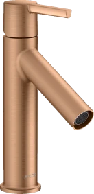 Hansgrohe Axor Starck Einhebel-Waschtischmischer 100 mit Hebelgriff und Ablaufgarnitur brushed bronze